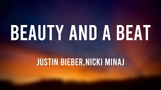 Beauty And A Beat  Justin BieberNicki Minaj Visualized Lyrics 🦑 [upl. by Anerak]