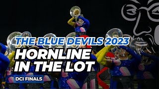 The Blue Devils 2023 Hornline In the Lot  Finals [upl. by Salzhauer454]