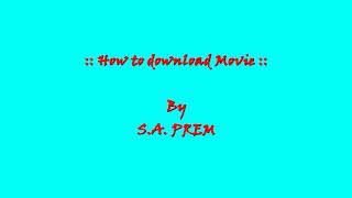 How to Download Movie from worldfree4u [upl. by Alleber]