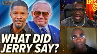 Shannon Sharpe and Chad Johnson cant believe Jerry Jones comments on Jamie Foxx IG live  Nightcap [upl. by Diver]