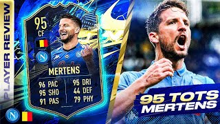 INCREDIBLE🥰 95 TEAM OF THE SEASON MERTENS REVIEW FIFA 21 Ultimate Team [upl. by Nadruoj258]