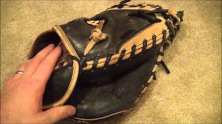 Wilson A2K Catchers Mitt  Glove Relace  Before and After Glove Repair [upl. by Yale876]