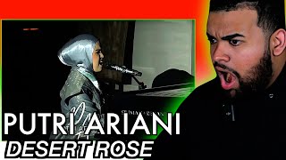 HER VOICE is OFF The CHARTS  PUTRI ARIANI  quotDESERT ROSE Cover REACTION [upl. by Tabina225]