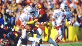 1985 Rose Bowl 6 Ohio State vs 18 USC 1 of 2 [upl. by Aynotal]