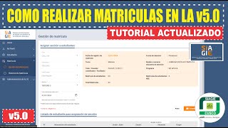 Siagie v50  pasos como realizar Matrículas 2024 en la v50  Tutorial Actualizado [upl. by Mclaurin]