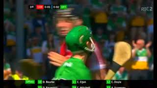 Adam Screeney v Eoin Downey  Cork v Offaly  2023 U20 Hurling Final [upl. by Hguh]