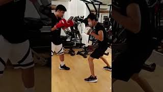 Micheal Pacquiao mitts training boxing [upl. by Netloc]