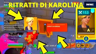 RACCOGLI RITRATTI DI KAROLINA IN UNA ZONA 40 FORTNITE STW RITRATTI DI UNA PERSONA SPECIALE [upl. by Reitman768]