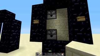 Minecraft  Portal al Nether activable que se enciende y apaga vamos [upl. by Nylia]