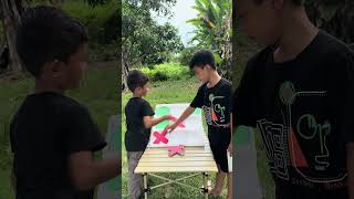 X amp O challenge Game tic tac toe game challenge pav pav 👦🏻 vs DoDom🧒🏻 who is winner 🥇 [upl. by Enined]