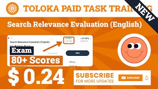 Search Relevance Evaluation  English Exam Toloka 024 Task 80 Scores [upl. by Nitza908]