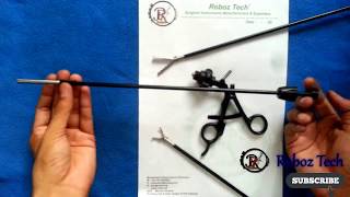 laparoscopic instruments 2018  assembling video clip Made By Roboz Tech Surgical Manufacturing [upl. by Romeo]