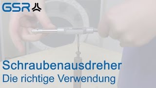 Schraubenausdreher  Die richtige Verwendung [upl. by Suertemed]