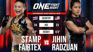 Stamp Fairtex amp Jihin Radzuan Went To WAR 😤👊 [upl. by Akemit]