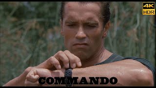 Commando 1985 Im airsick Scene Movie Clip Upscale 4K UHD HDR Arnold Schwarzenegger [upl. by Ardnat]