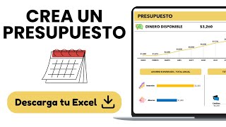 El mejor presupuesto para Finanzas Personales  Más plantilla gratis [upl. by Wheeler]