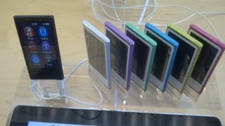 Apple iPod nano 7th Generation Unboxing Review 7G 2013 Silver [upl. by Hpeseoj]