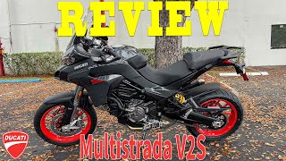 2022 Ducati Multistrada V2 S Review [upl. by Inatirb]