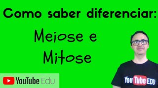 Diferença mitose e meiose  Minuto do Biomacete [upl. by Pogue]