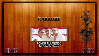 Karaoke Fondo Flamenco  Mi Estrella Blanca [upl. by Phina]