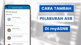 Cara Beli Atau Tambah Wang Dana Pelaburan ASB ASN Secara Online Guna Telefon Di Aplikasi myASNB [upl. by Lirbij587]