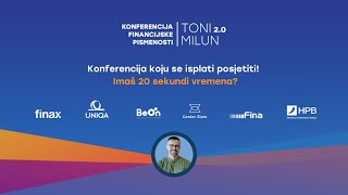 Toni Milun te poziva na Konferenciju financijske pismenosti 20 sec [upl. by Nicol]