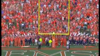 Clemson Kicker Spencer Bentons 61Yard Field Goal Breaks Record ACC Must See Moment [upl. by Hedley467]