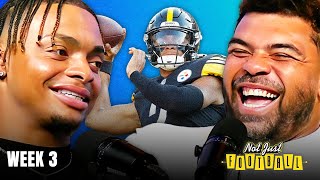 Beating the Chargers with Special Guest Justin Fields  Ep 88 [upl. by Anelad]