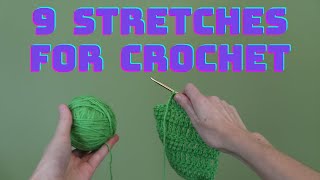 9 Stretches Every Crocheter Should Learn  Crochet Exercises  Part 1 [upl. by Trygve881]