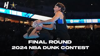 2024 NBA Slam Dunk Contest  FINAL Round Highlights 🔥 NBAAllStar [upl. by Rehtse]