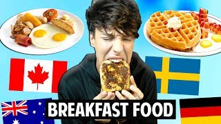 Trying BREAKFAST FOOD Around The World [upl. by Anirbaz]