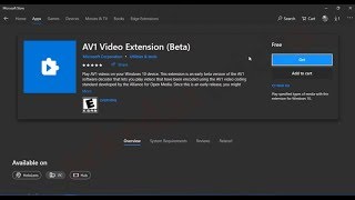 Cara Install AV1 Video Codec Di Windows 10 [upl. by Eiggep]