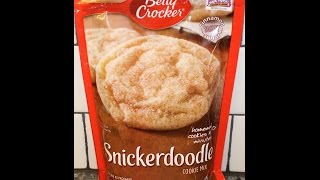 Making Betty Crocker Snickerdoodle Cookies [upl. by Northey679]