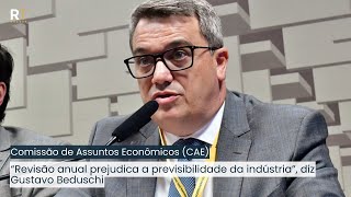 “Revisão anual prejudica a previsibilidade da indústria” diz Gustavo Beduschi [upl. by Small]