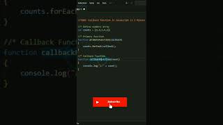 quotJavaScript Callback Functions A Comprehensive Guidequot shorts javascript [upl. by Elurd993]