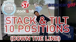 Stack amp Tilt 10 positions DTL  Golf Tips  Lesson 68 [upl. by Gare]