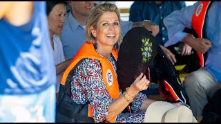 Queen Maxima visits Philippines for UN day 1 royalty [upl. by Naruq]