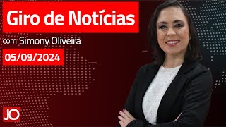 GIRO DE NOTÍCIAS 05092024  OS PRINCIPAIS DESTAQUES DAS REGIÕES CENTROOESTE E SUL DE MINAS GERAIS [upl. by Dlanod]