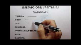 INSTALACIONES SANITARIAS  CONVENCIONES [upl. by Eileek681]