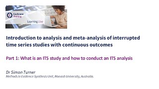 Part 1 What is an ITS study and how to conduct an ITS analysis [upl. by Lucias]