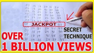 Secret Lottery Strategy to win the Jackpot and Consolation Prizes [upl. by Jacobba]