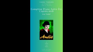 Comptine dun autre été LAprès midi Yann Tiersen for Violin and Piano [upl. by Haleelahk851]