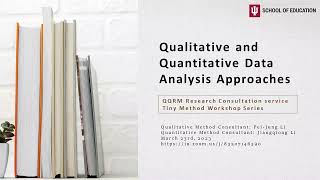 Qualitative and Quantitative ​Data Analysis Approaches​ [upl. by Edmund]