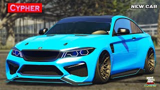 CYPHER NEW DLC CAR  Best Customization amp Review  BMW M2  GTA V Online  Prize Ride [upl. by Riella]