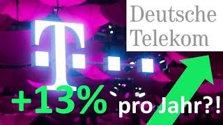 Telekom Aktie JETZT KAUFEN 13 Rendite 2021 amp pro Jahr Analyse  Bewertung [upl. by Lokkin]