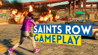 Gameplay SAINTS ROW ALOCADA ACCIÓN en MUNDO ABIERTO [upl. by Alage]