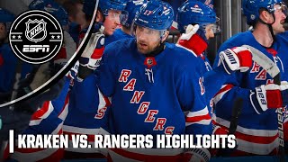 Seattle Kraken vs New York Rangers  Full Game Highlights [upl. by Wescott]