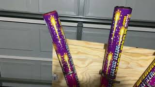 Large Roman Candle Rack Firework DIY Project [upl. by Solrak]