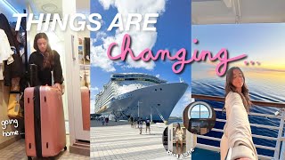 some BIG changes… ✈️❤️‍🩹 realities of life as a cruise ship crew member [upl. by Tteragram149]