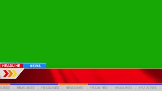 GREEN SCREEN NEWS TEMPLATE  HEADLINES NEWS FREE  FREE LOWERTHIRD [upl. by Anuqahs]